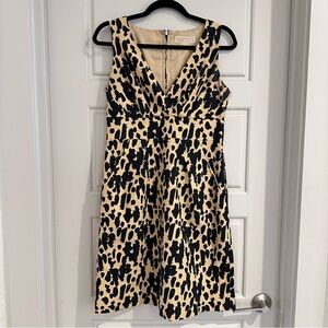Michael‎ Kors Animal Print Sheath Dress Size 6